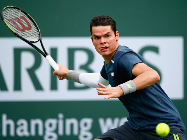 BNP Paribas Open Player of the Day Milos Raonic Milos Raonic