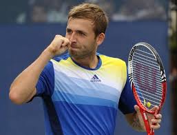 Dan Evans raises his fist after beating Kei Nishikori at the US Open (Thanks to washingtonpost.com)