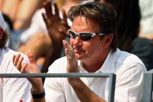 Jimmy Connors coaching Andy Roddick at the US Open 2007 (thanks to zimbio.com)